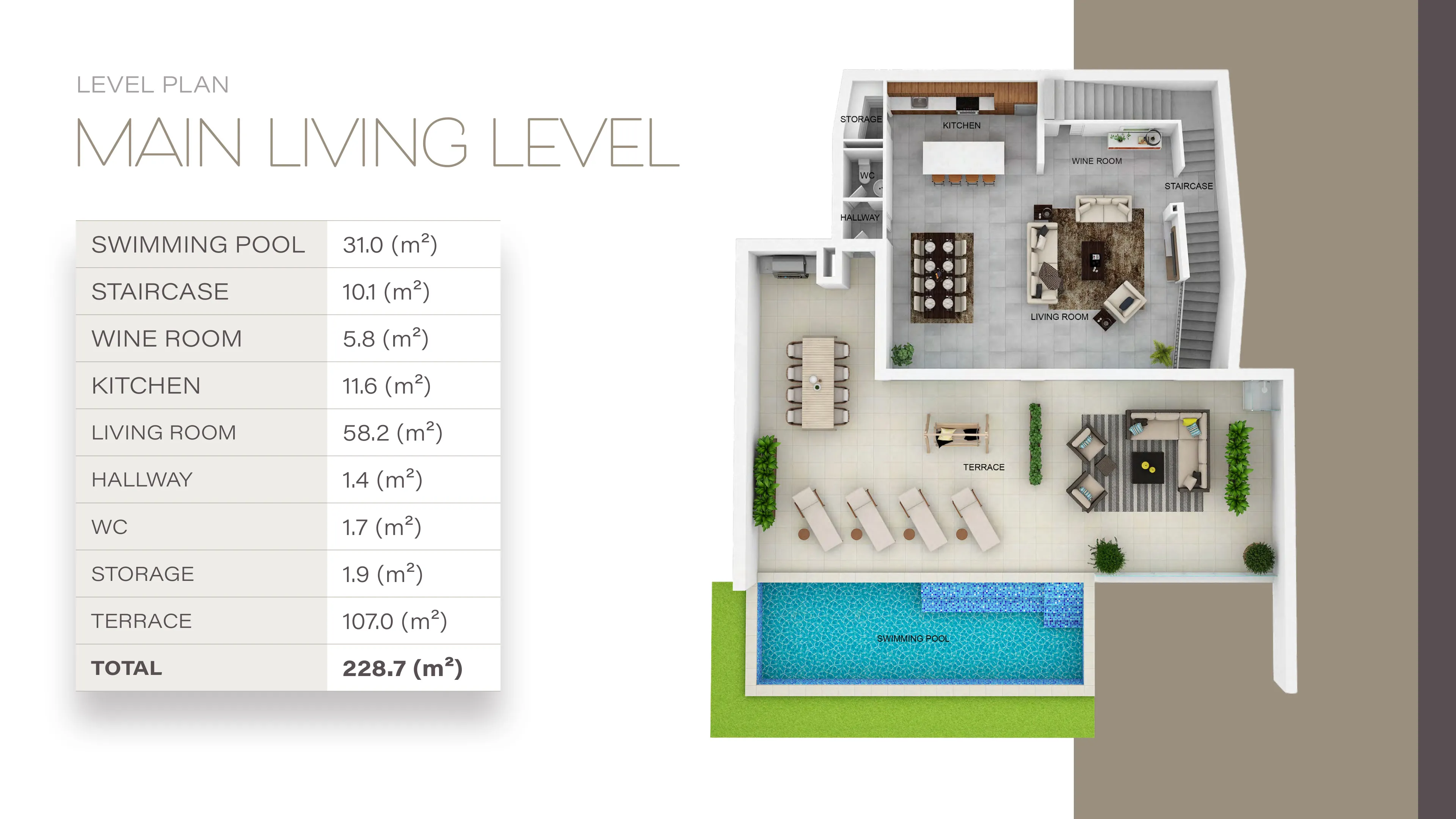 ALMISSUM Dream Star Main Living Level Plan