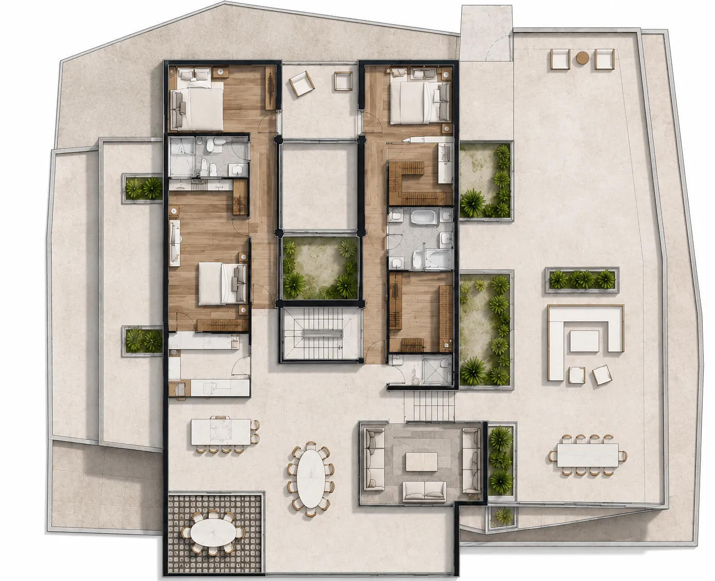ALMISSUM Black Pearl Penthouse