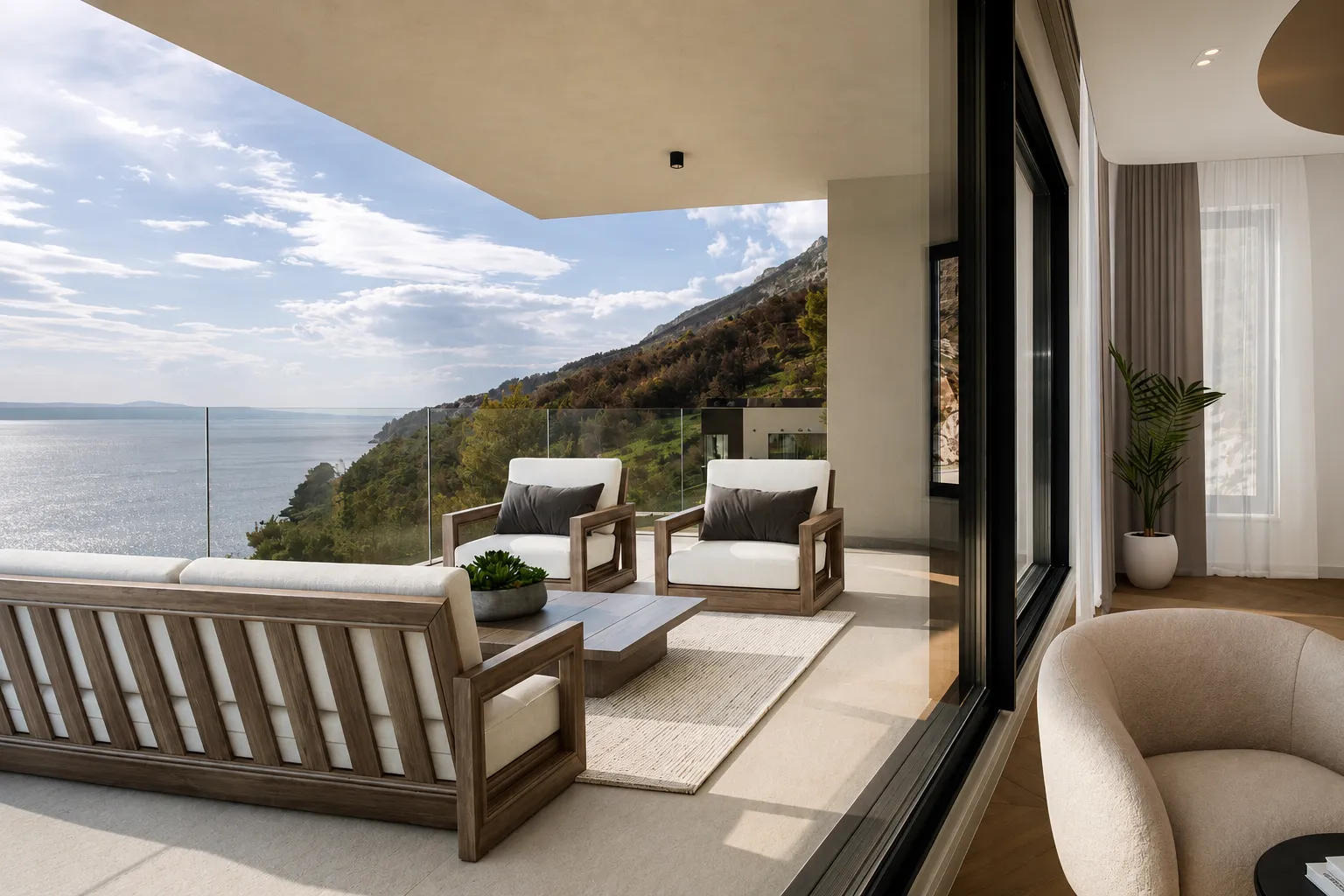ALMISSUM Dream Star terrace with sea view